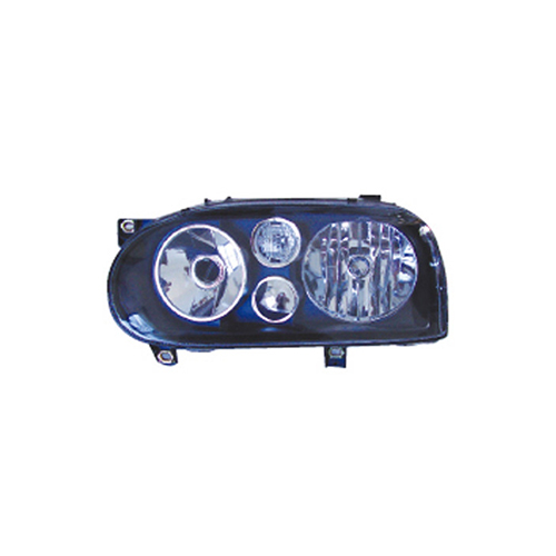 GOLF III HEAD LAMP(BLACK W/ ANGEL EYES)