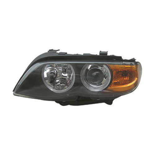 HEAD LAMP BLACK YELLOW NEW FOR X5 E53 06-07