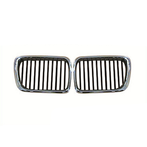 GRILLE BLACK CHROME  2D FOR E36 91-2000